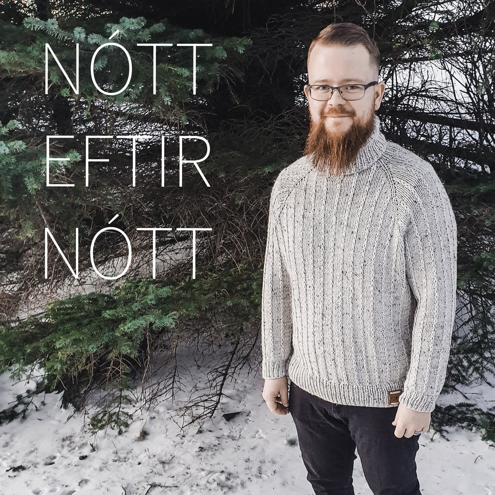 Nótt eftir nótt fullorðinspeysa - uppskrift