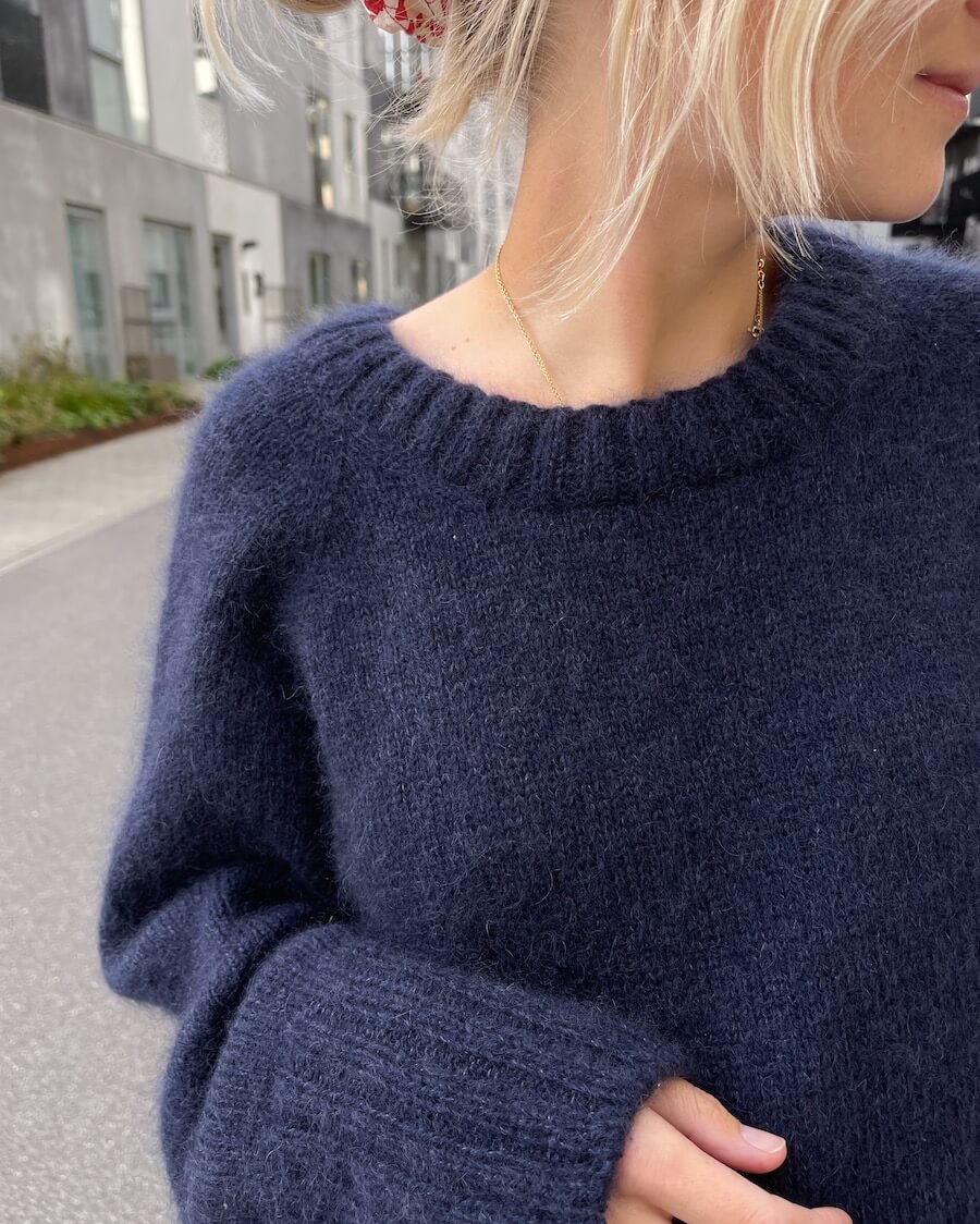 October sweater - stök uppskrift