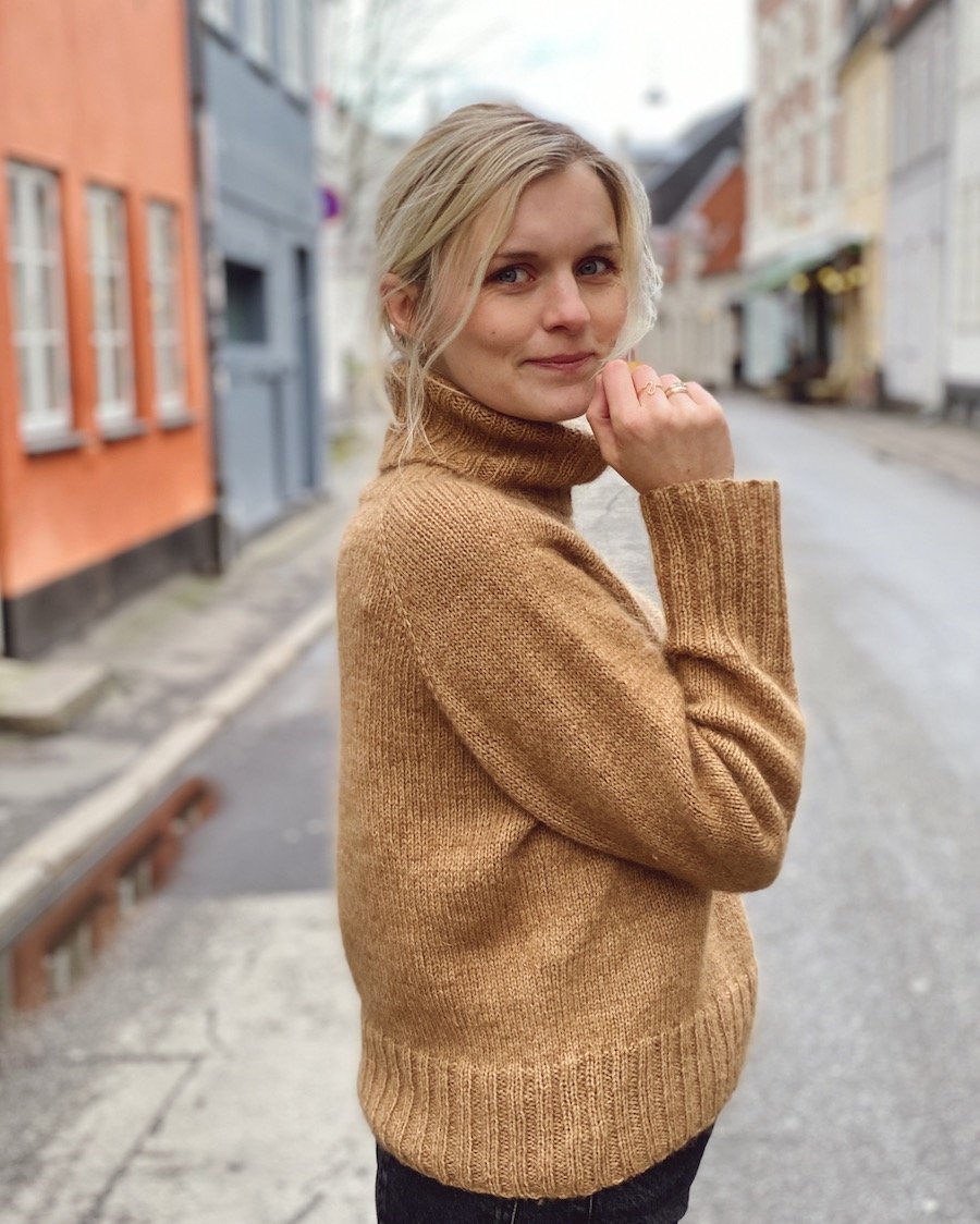 Caramel sweater - stök uppskrift