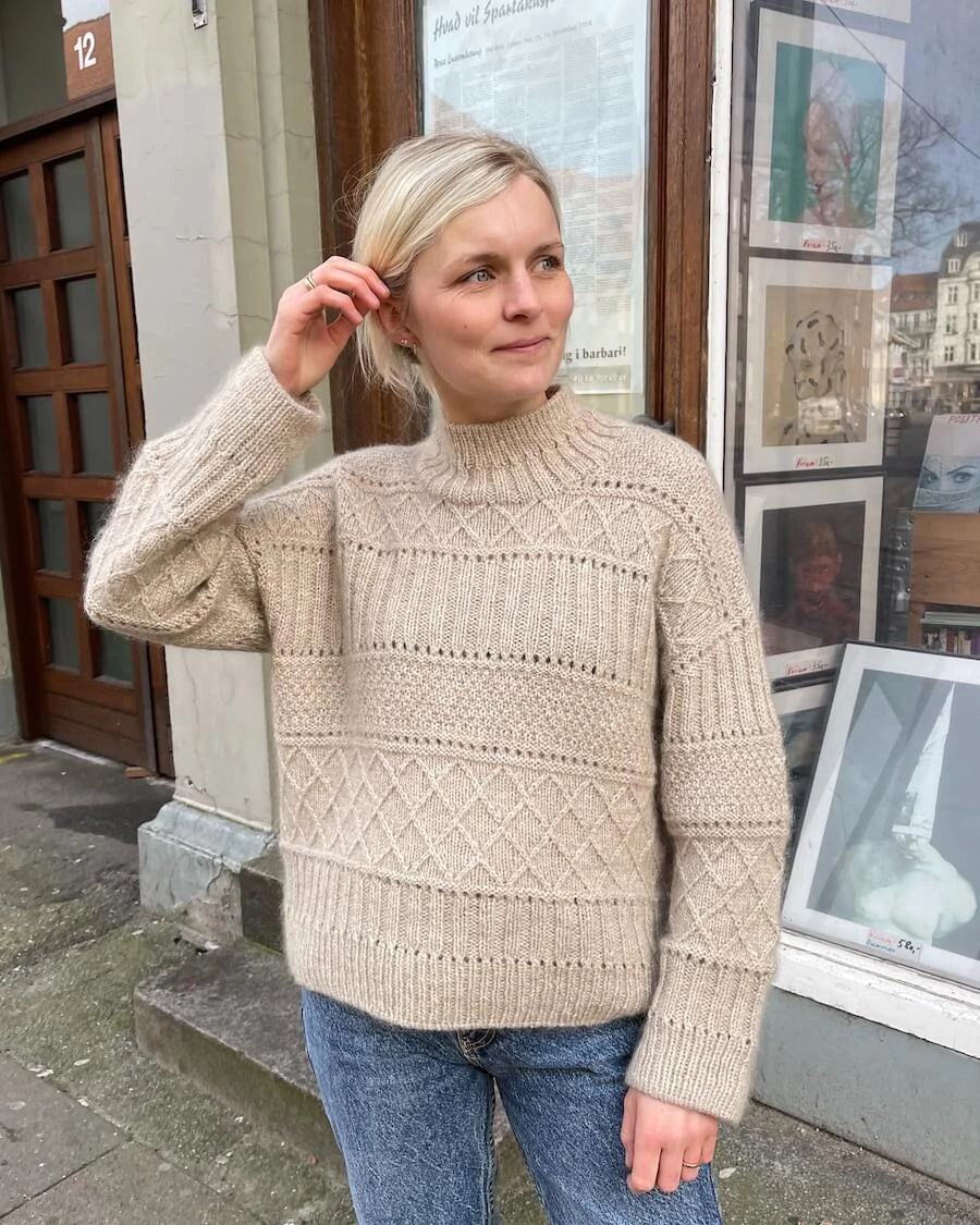 Ingrid sweater - stök uppskrift