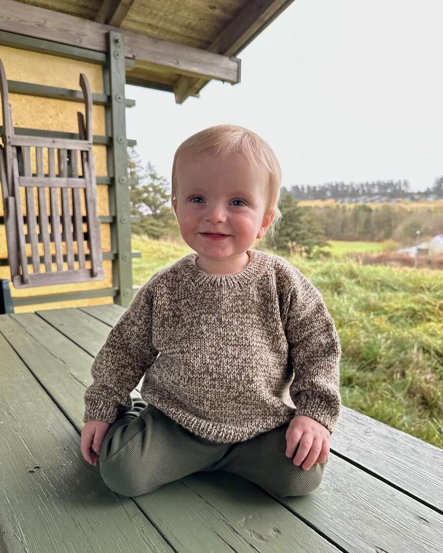 Melange sweater baby - danska