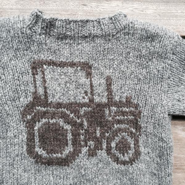 Traktorsweater - danska