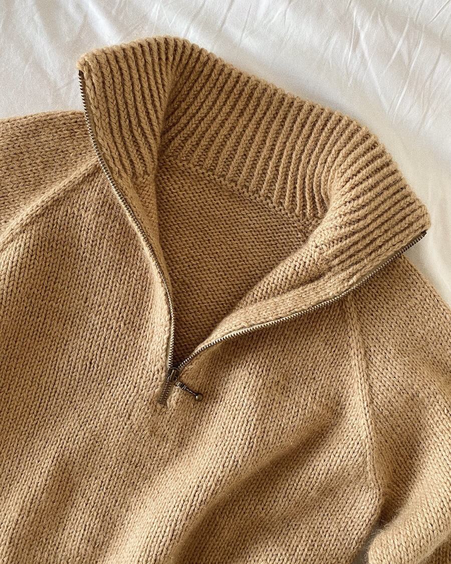 Zipper sweater - stök uppskrift